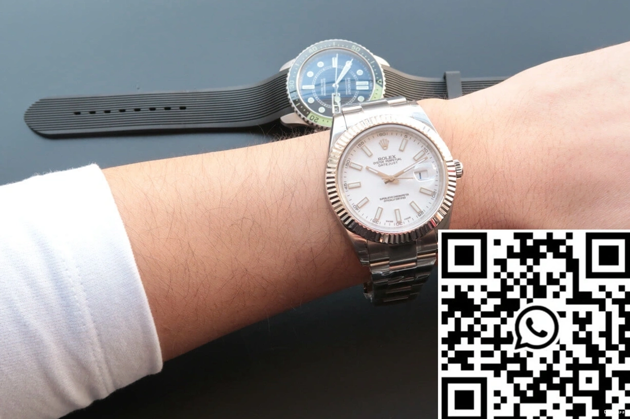 Datejust EW White Factory Rolex M126334-0009 Dial 0311